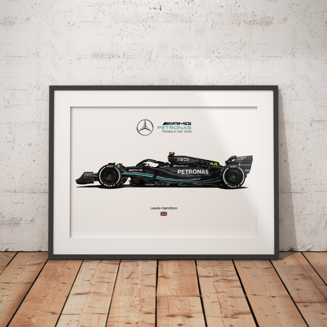 Mercedes W14 #44 Lewis Hamilton 2023