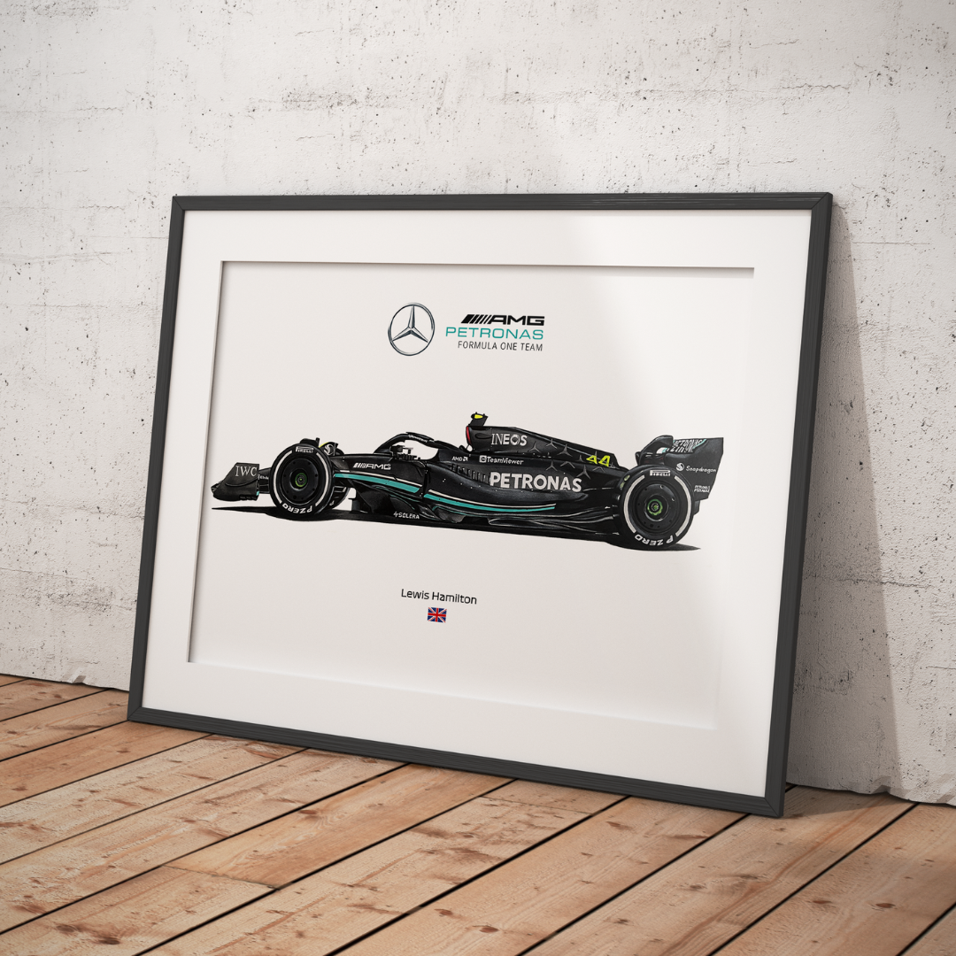 Mercedes W14 #44 Lewis Hamilton 2023 - obrazek 2