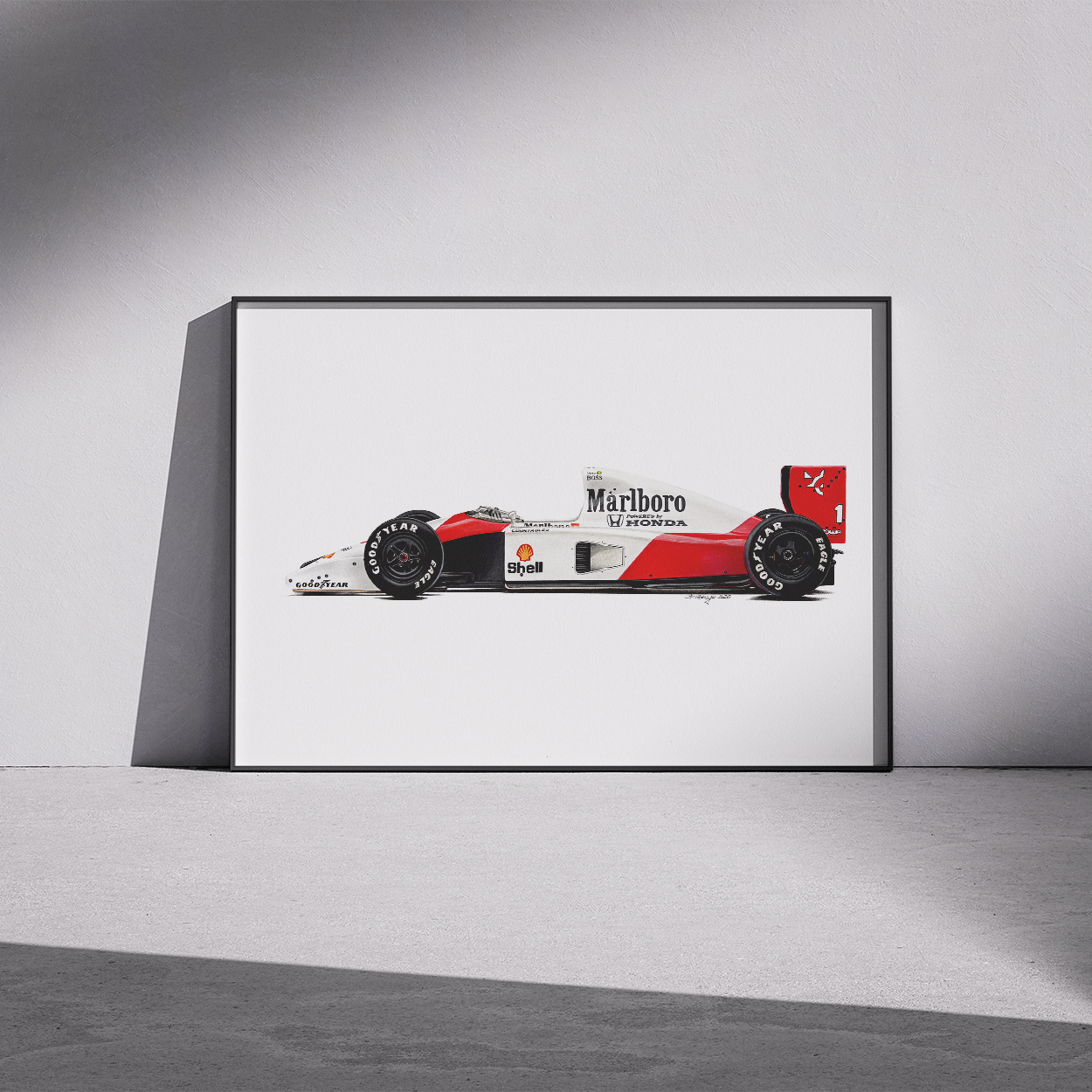 Mclaren MP4/6 #1 Ayrton Senna 1990 World Champion